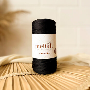 Fio Lux -  FIO DE MALHA PREMIUM MELIAH - cor: PRETO METÁLICO