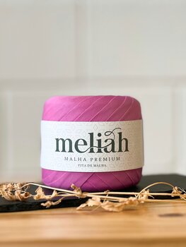 Fita de malha PREMIUM MELIAH - cor: ROSA VIBRANTE